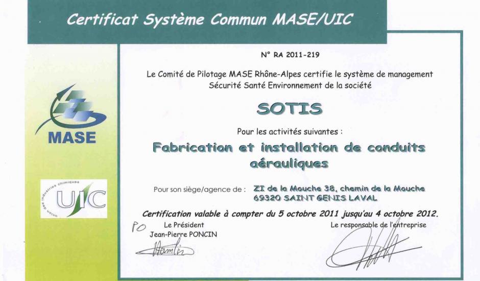 Eoliance | MASE fabrication et pose de conduits de ventilation